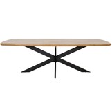 Salo/Flora Sahara Dust dining tuinset | 6 personen | hardhout + touw | 240cm Deens