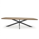 Salo/Flora Sahara Dust dining tuinset | 8 personen | hardhout + touw | 280cm Deens