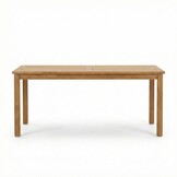 Singapore/Portofino Sahara Dust dining tuinset | 6 personen | teakhout + touw | 200cm