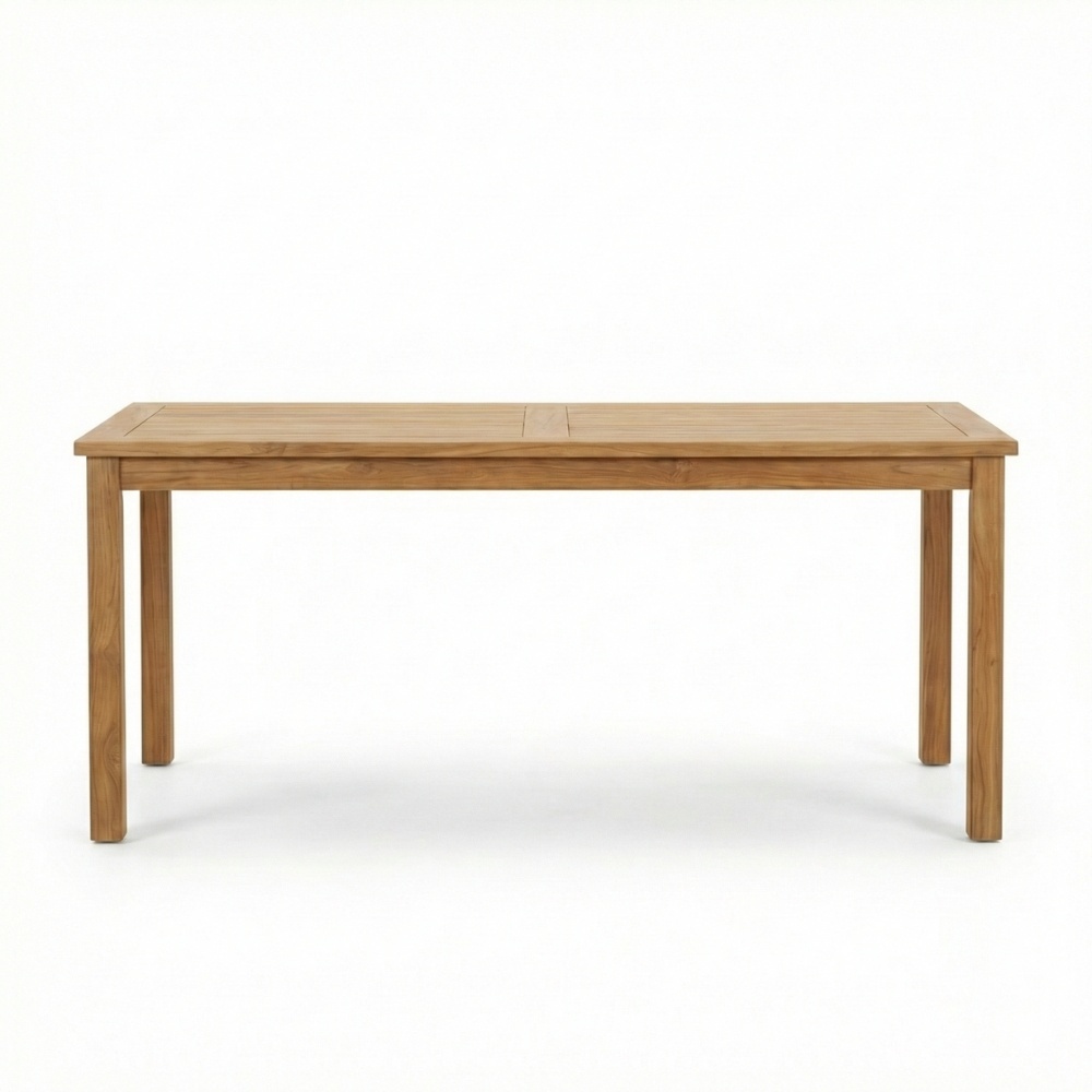 Singapore/Portofino Sahara Dust dining tuinset | 6 personen | teakhout + touw | 200cm