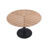 Sirena/Portofino Sahara Dust dining tuinset | 4 personen | polywood + touw | Ø120cm