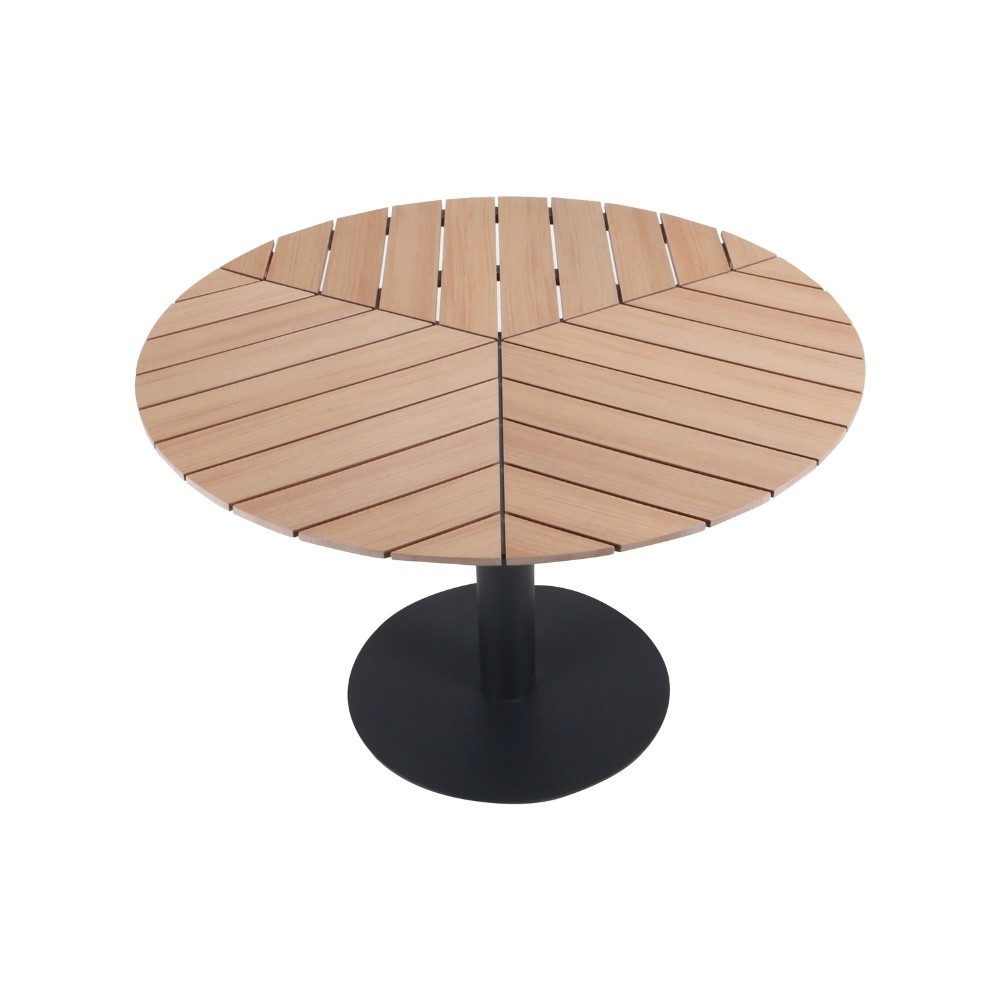 Sirena/Portofino Sahara Dust dining tuinset | 4 personen | polywood + touw | Ø120cm