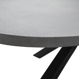 Stockholm/Gianna Stone Grey dining tuinset | 4 personen | polystone + touw | 200cm