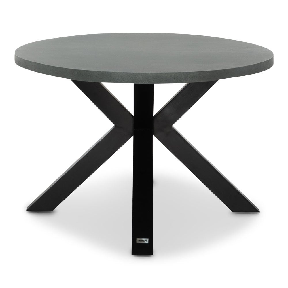 Stockholm/Gianna Stone Grey dining tuinset | 6 personen | polystone + touw | 240cm