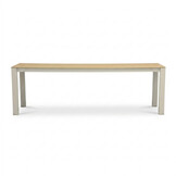 Manhattan beige/Portofino Sandstone dining tuinset | 6 personen | polywood + touw | 240cm