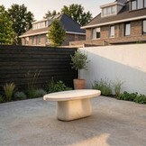 Palermo/Luna stoel-bank loungeset 5 personen | aluminium + touw | Sahara Dust | 4-delig