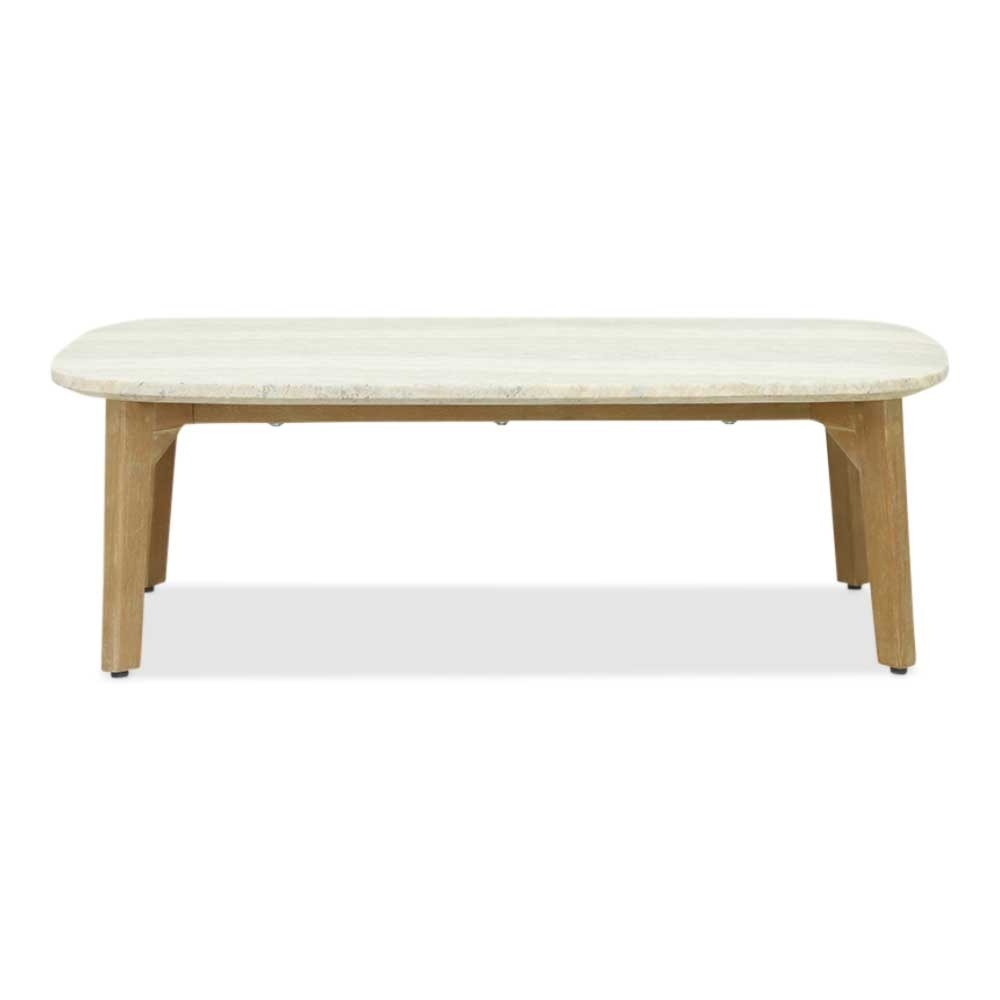 Matera stoel-bank loungeset 5 personen incl. tafel | eucalyptus + touw | zand/Light Teaklook | 4-delig