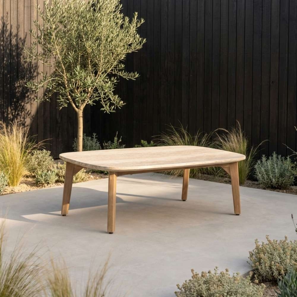 Matera stoel-bank loungeset 5 personen incl. tafel | eucalyptus + touw | zand/Light Teaklook | 4-delig