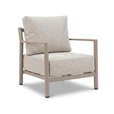 Merida hoek loungeset incl. loungestoel | aluminium + touw | beige | 5-delig - 275x232cm