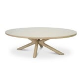 Serenza dining tuinset | 6 personen | sintered stone + aluminium | Marble | 240cm ovaal
