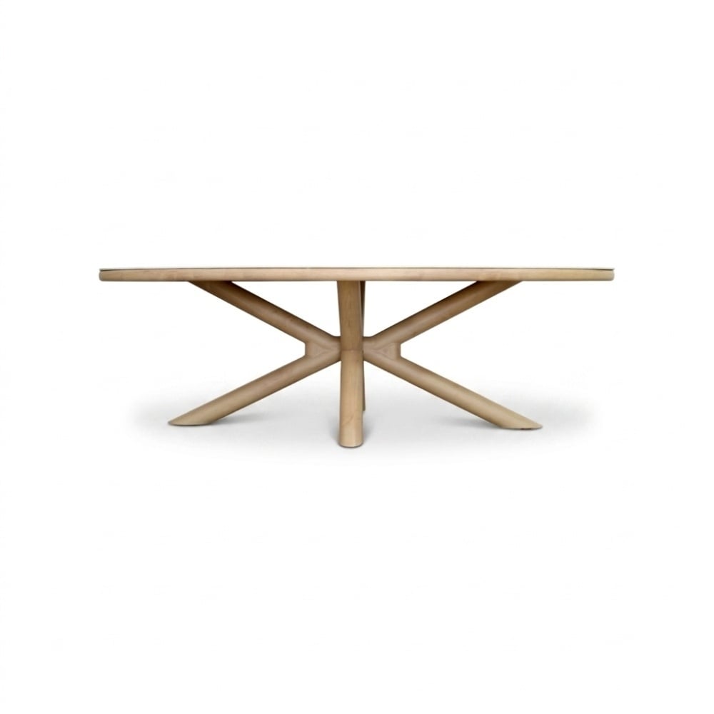 Serenza dining tuinset | 6 personen | sintered stone + aluminium | Marble | 240cm ovaal