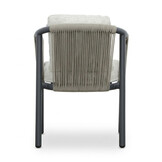 Sora dining tuinstoel | touw + aluminium | antraciet