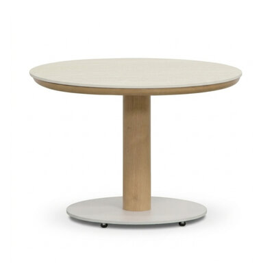Bellagio koffietafel | sintered stone + aluminium | Marble | 60cm rond