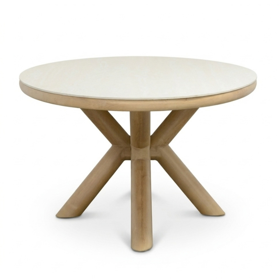 Serenza dining tuintafel | sintered stone + aluminium | Marble | 240cm ovaal