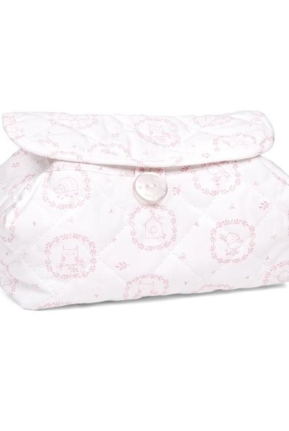 Baby wipes cover Litte Forest Pink