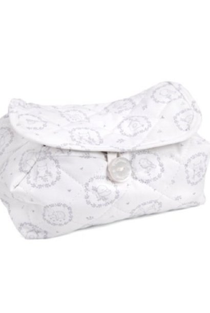 Baby wipes cover Litte Forest Grey