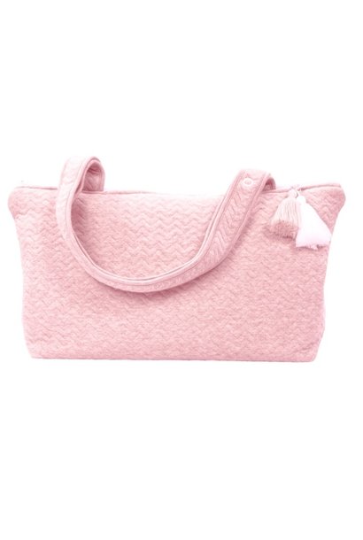 Nursery bag Chevron Pink Melange