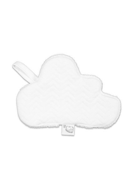 Pacifier cloth Cloud Chevron White