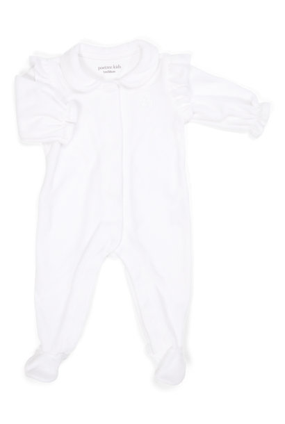 Velvet Baby suit White