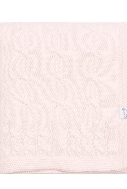 Marbella Couverture de berceau coton Soft Pink