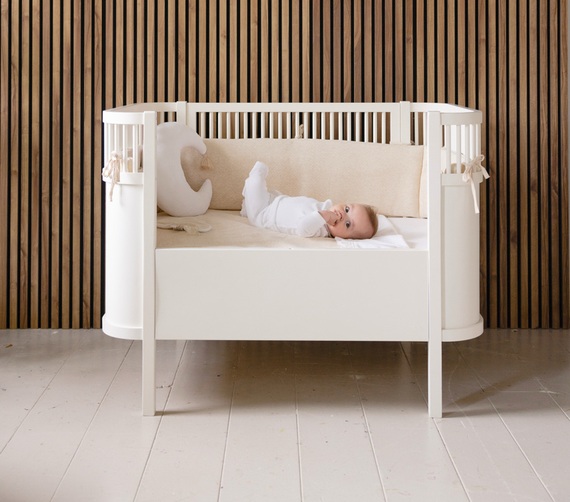 Cot/Playpen bumper Étoile Sand-4