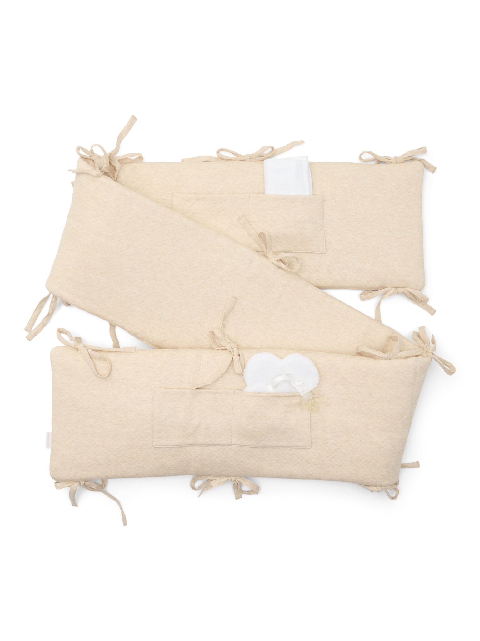 Cot/Playpen bumper Étoile Sand-1