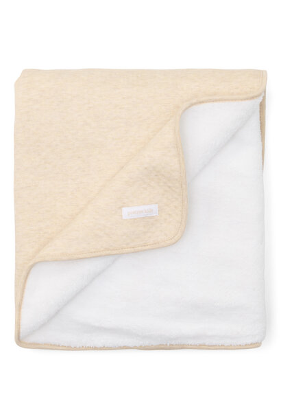 Couverture de berceau avec polaire Étoile Sable