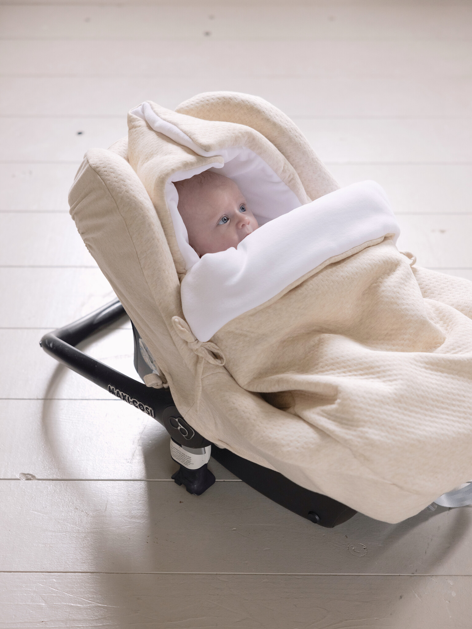 Footmuff 3/5 point belt Étoile Sand-2