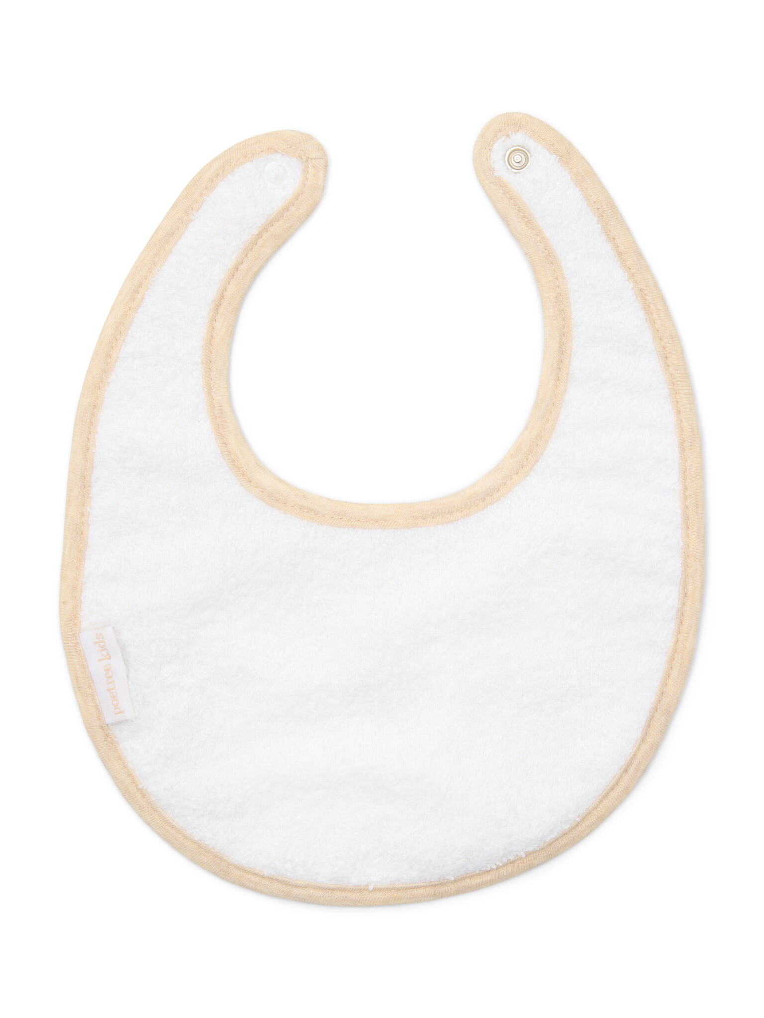 New Born bib round Étoile Sand-3