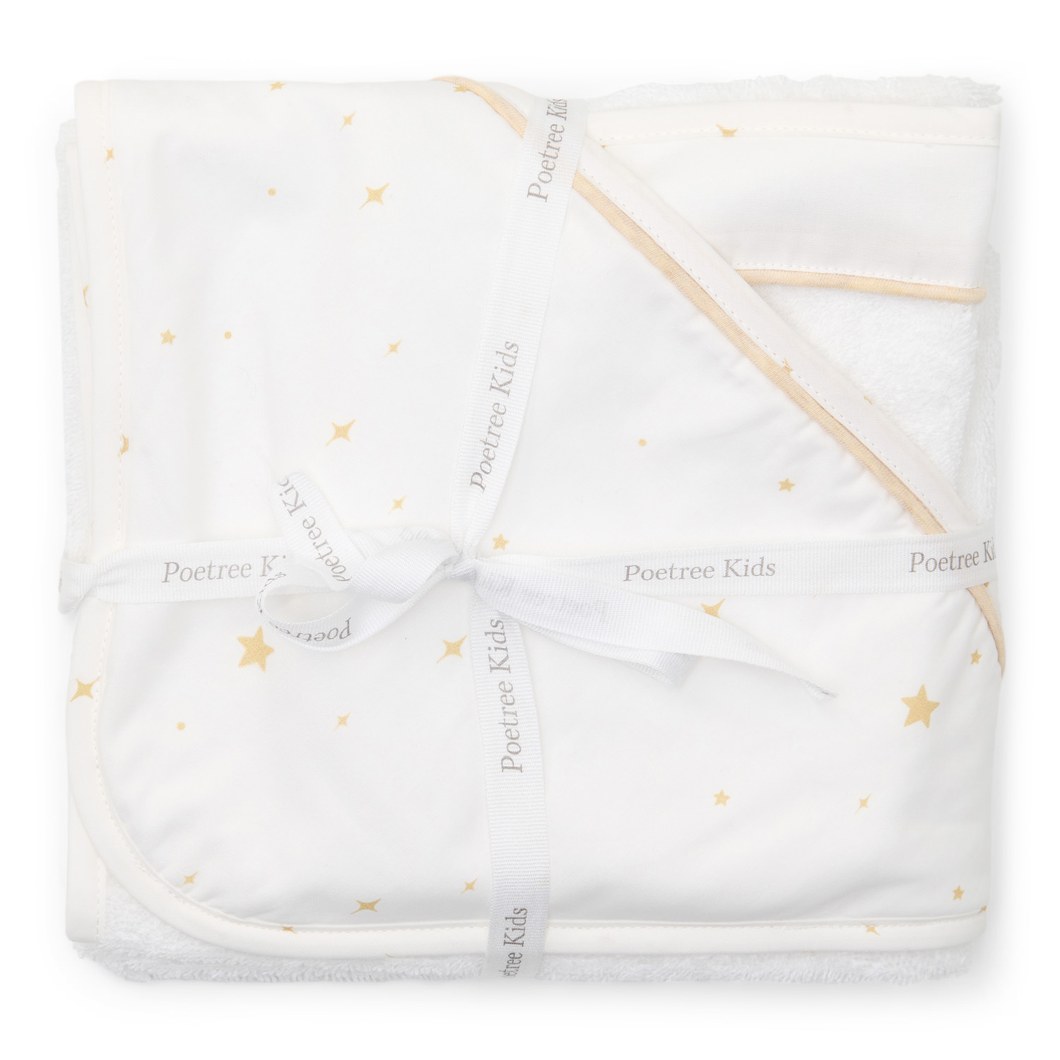 Cape de bain & gant de toilette Étoile Sand-6