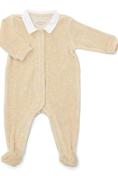 Babysuit velours Sand