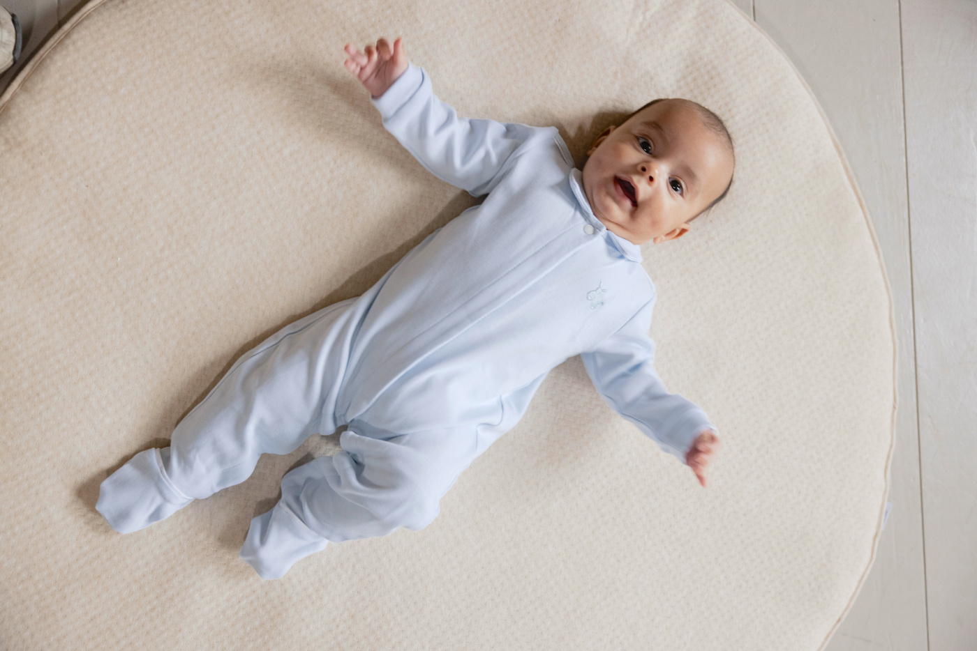 Combinaison bébé Jamie Bleu clair-2