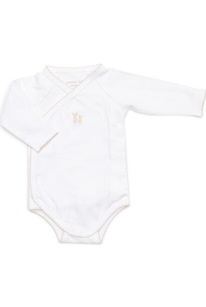 Jules Body lange mouw met overslag Camel