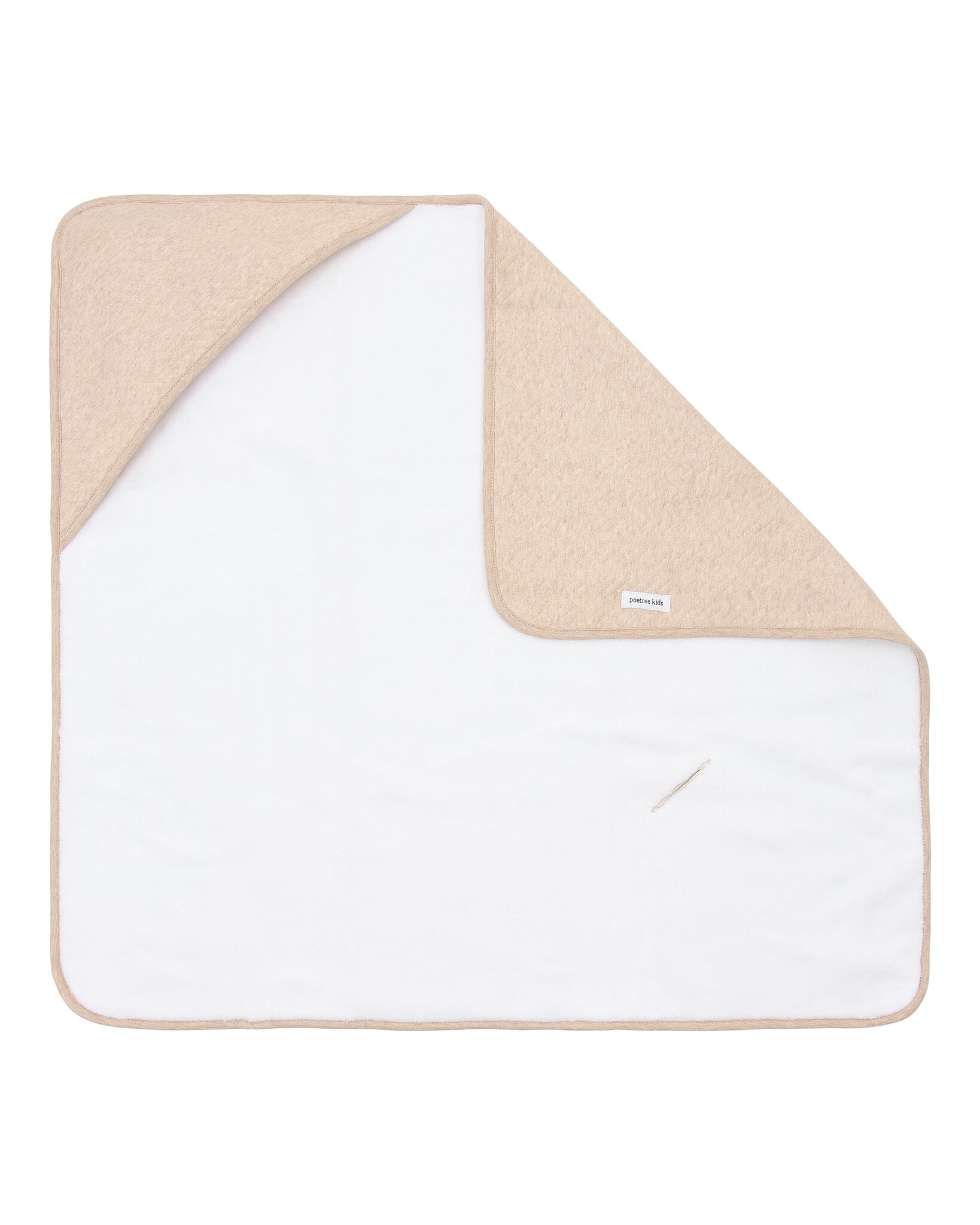 Couverture enveloppante Chevron Light Camel-3