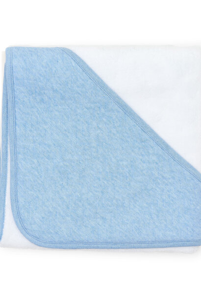Wrapping blanket Chevron Denim Blue