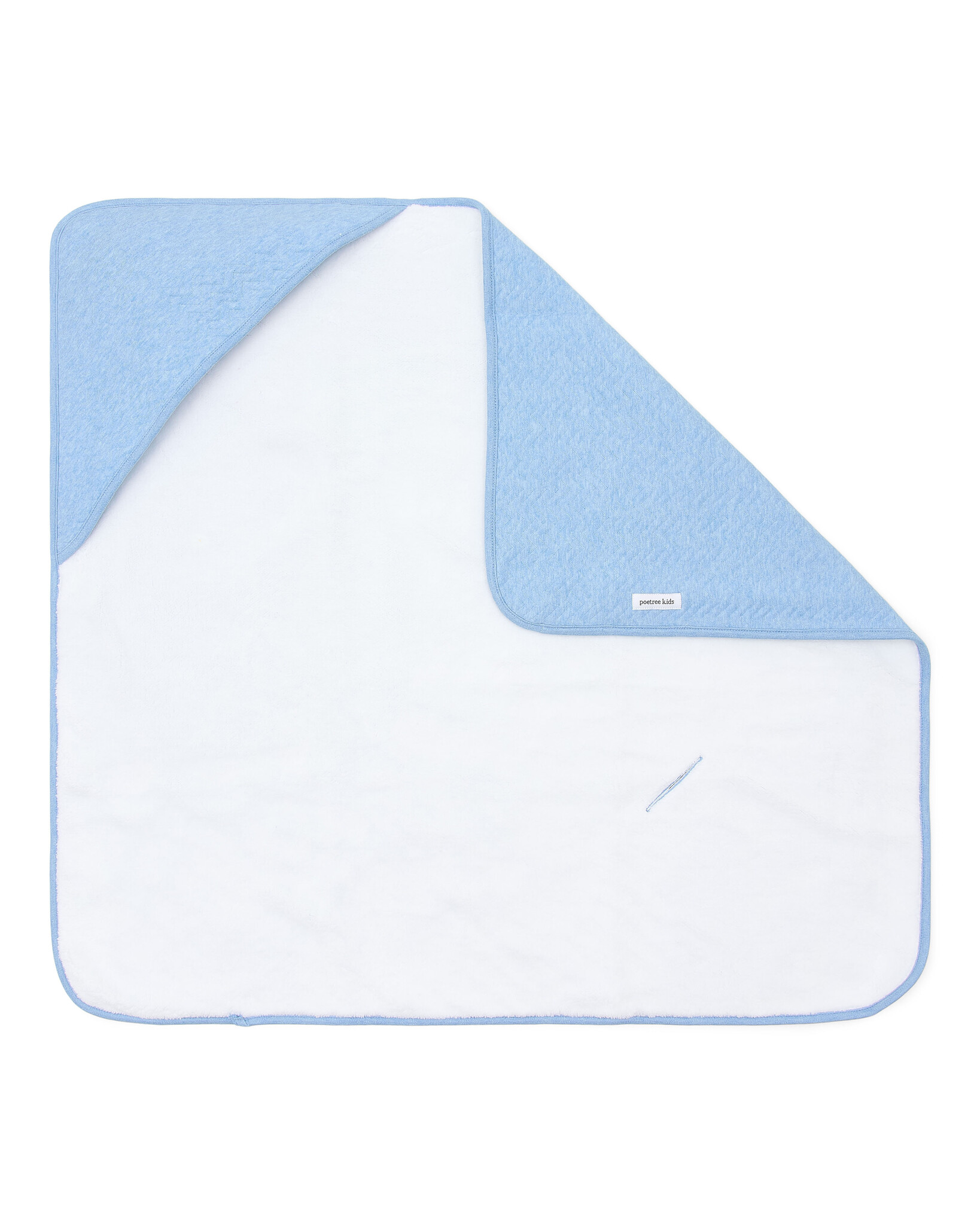 Wrapping blanket Chevron Denim Blue-3