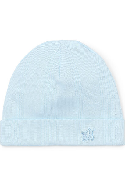 Bonnet bébé Teddy bleu bébé