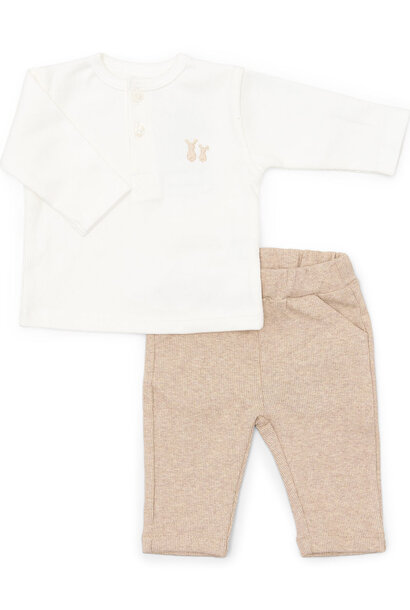 Ensemble bébé Luc rib Camel