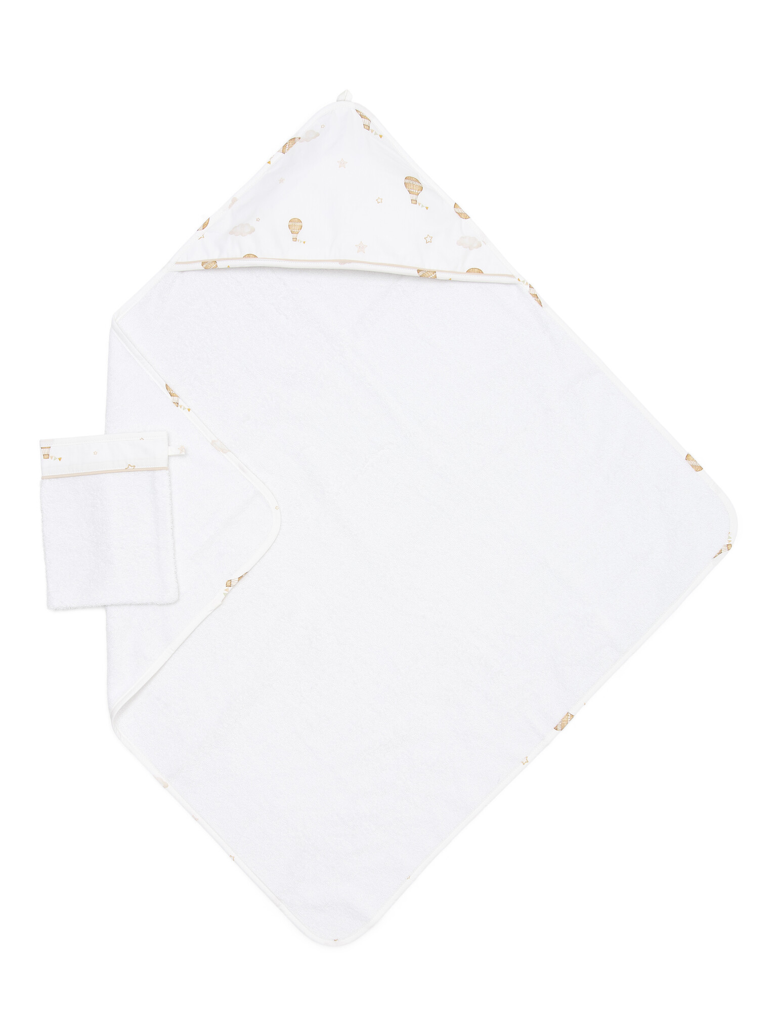 Little Voyager Cape de bain & gant de toilette-1