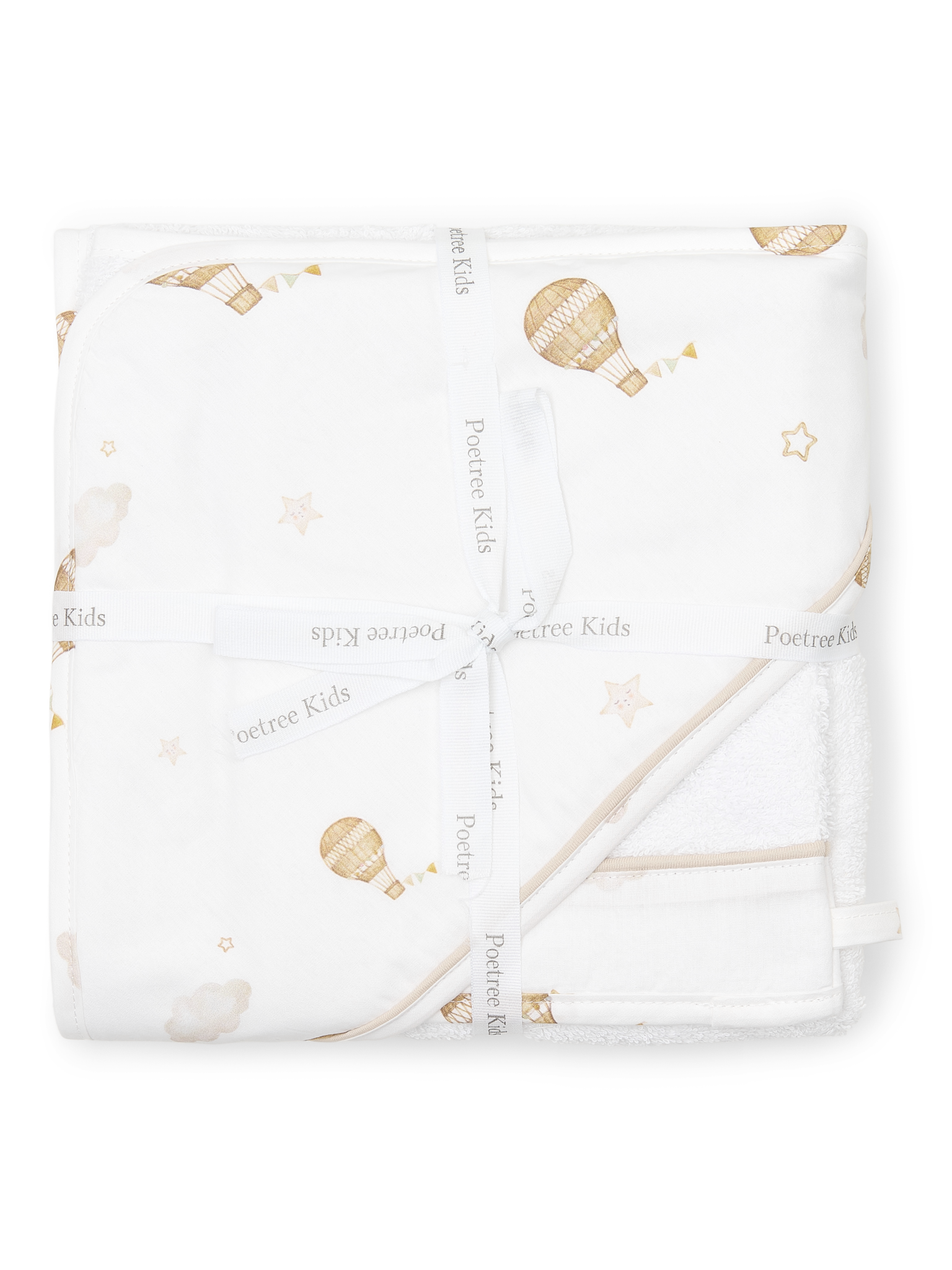 Little Voyager Cape de bain & gant de toilette-2
