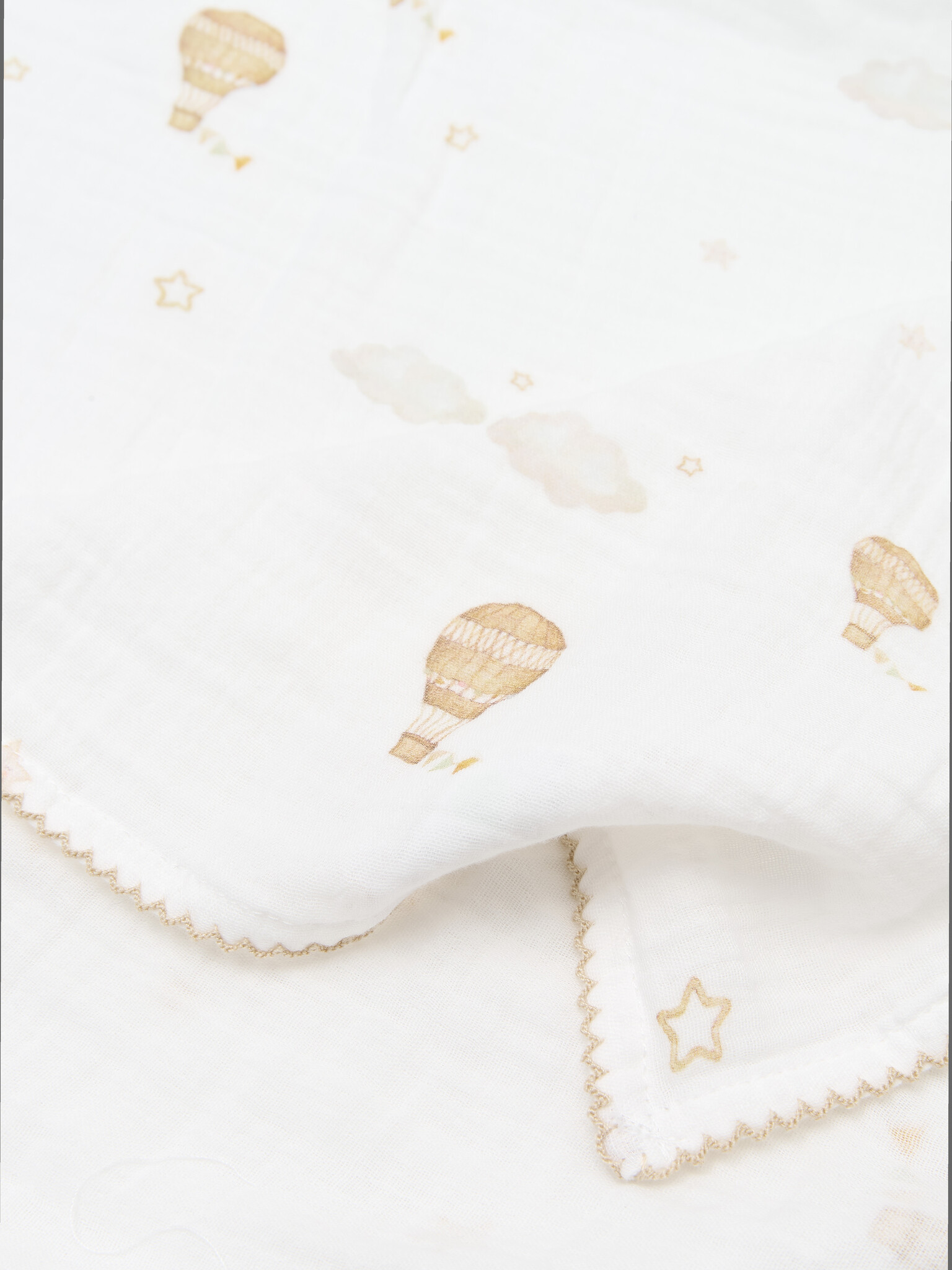Couverture mousseline 120x120cm Little Voyager-2