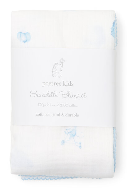 Swaddle blanket Blue Dreams