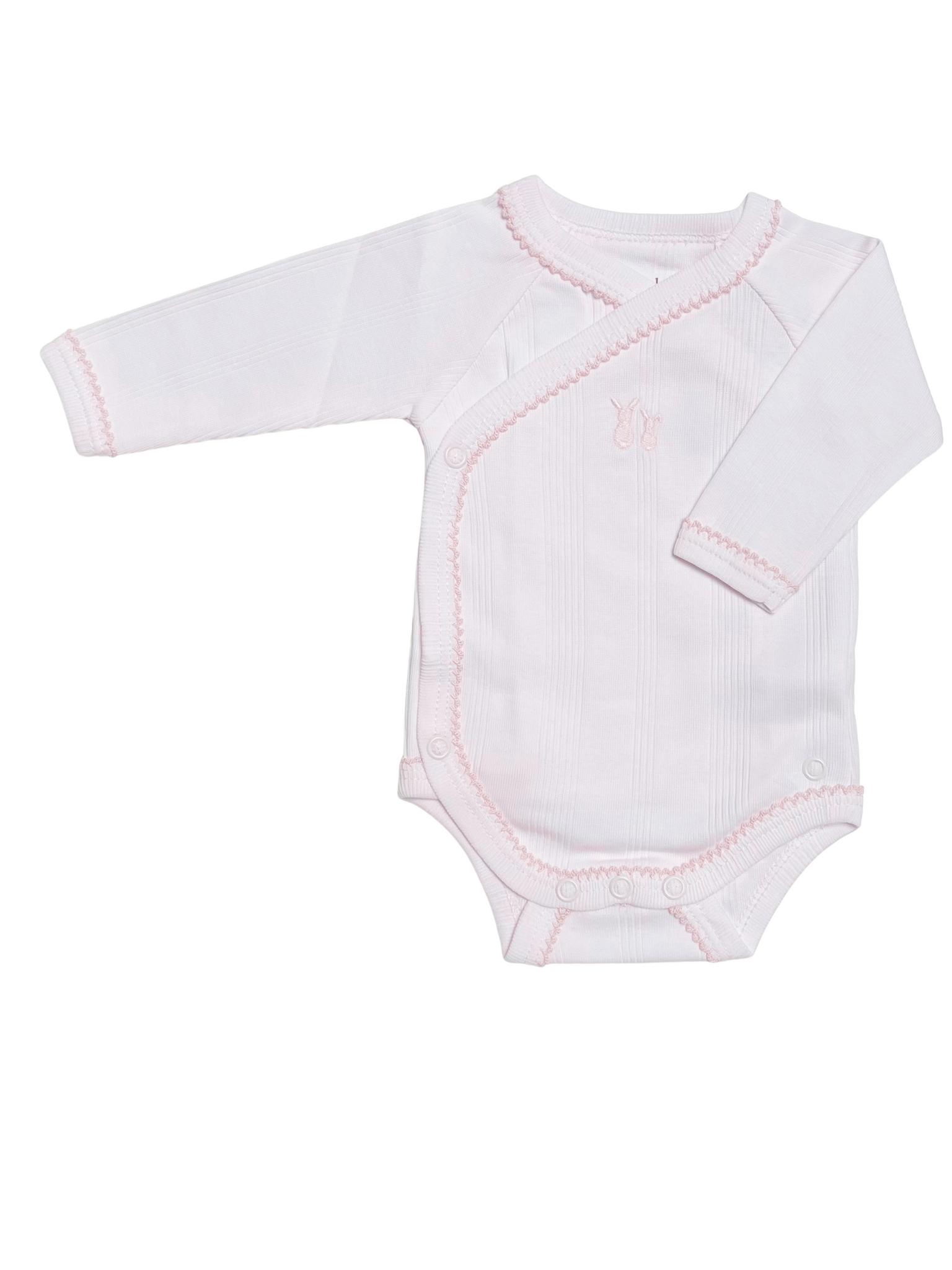 Baby Body Long Sleeve Teddy Soft Pink-1