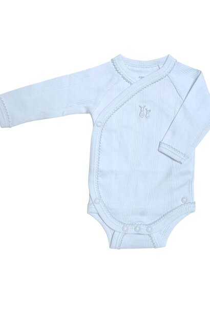 Overslag Romper/Body Teddy Baby Blauw