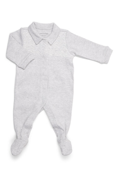 Babypakje Chevron Light Grey Melange