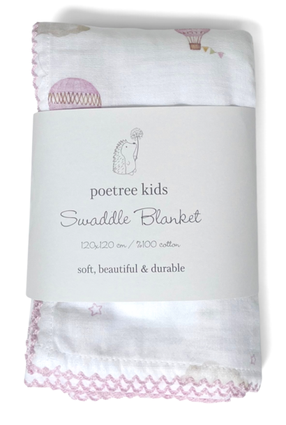 Swaddle blanket  Little Voyager Pink