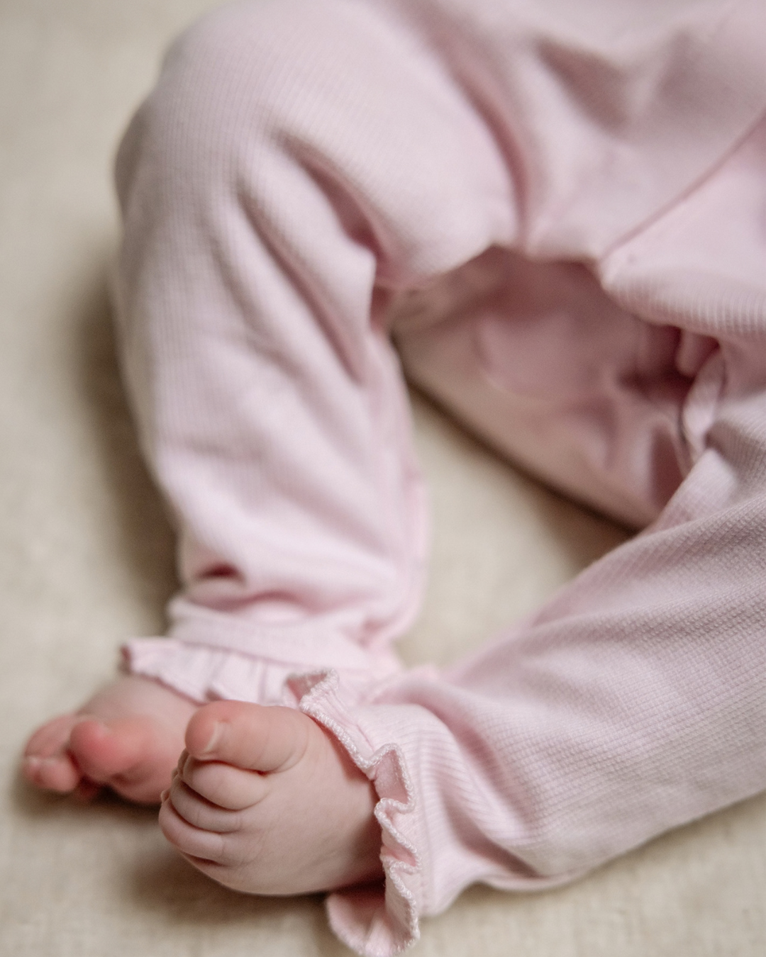 Olivia babypakje 2x2 rib Soft Pink-3
