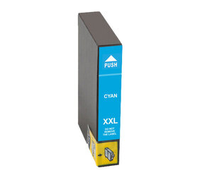 Merkloos C13T18024010 / T1802 / T1812 cyaan inktcartridge - huismerk voor Epson Merkloos C13T18024010 / T1802 / T1812 cyaan inktcartridge - huismerk voor Epson