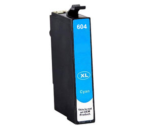 Pcman C13T10H24010 / 604XL cyaan inktcartridge - huismerk voor Epson