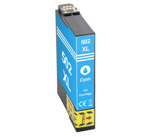 Pcman C13T02W24010 / 502XL cyaan inktcartridge - huismerk voor Epson Pcman C13T02W24010 / 502XL cyaan inktcartridge - huismerk voor Epson